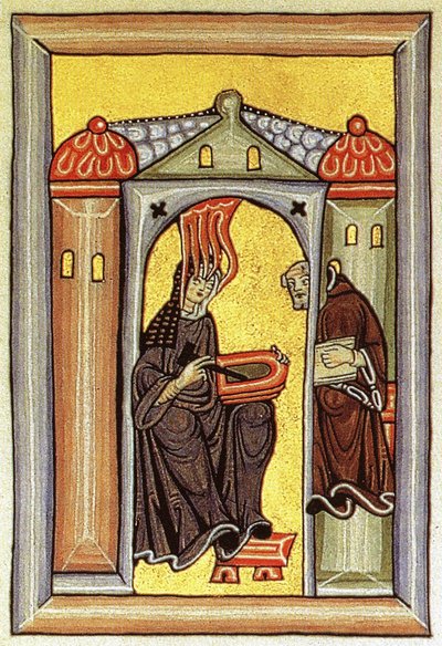 Hildegarde de Bingen — enluminure du Scivias